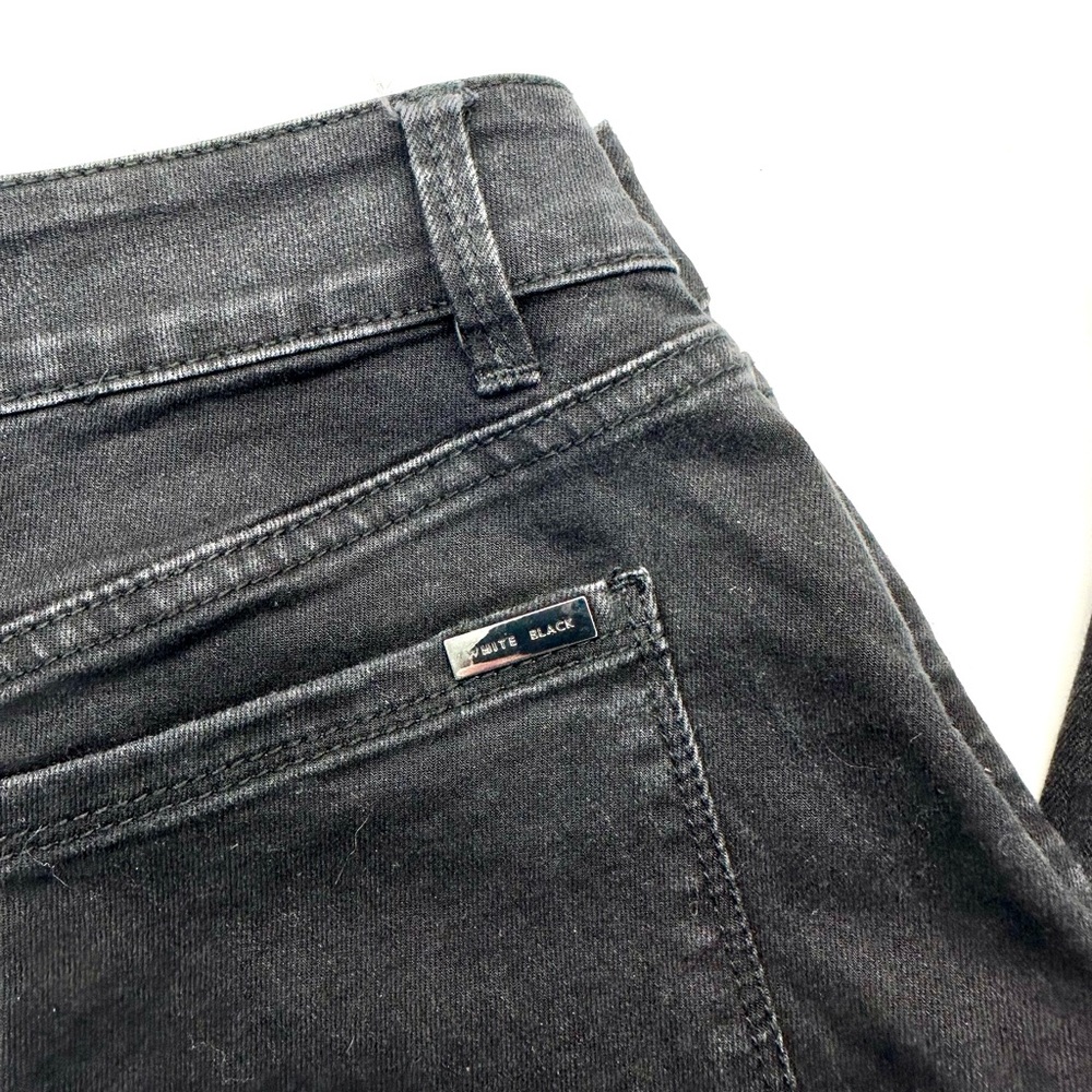 White House Black Market Crop Black Jegging Jeans 12 Women’s - Picture 2 of 6